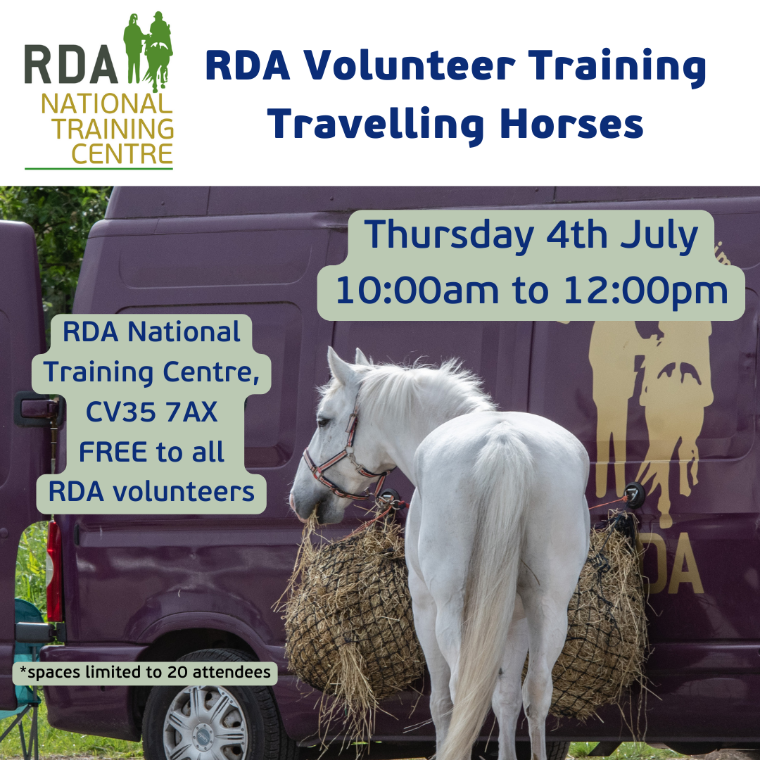 NTC Training Travelling Horses Riding for the Disabled Association (RDA)